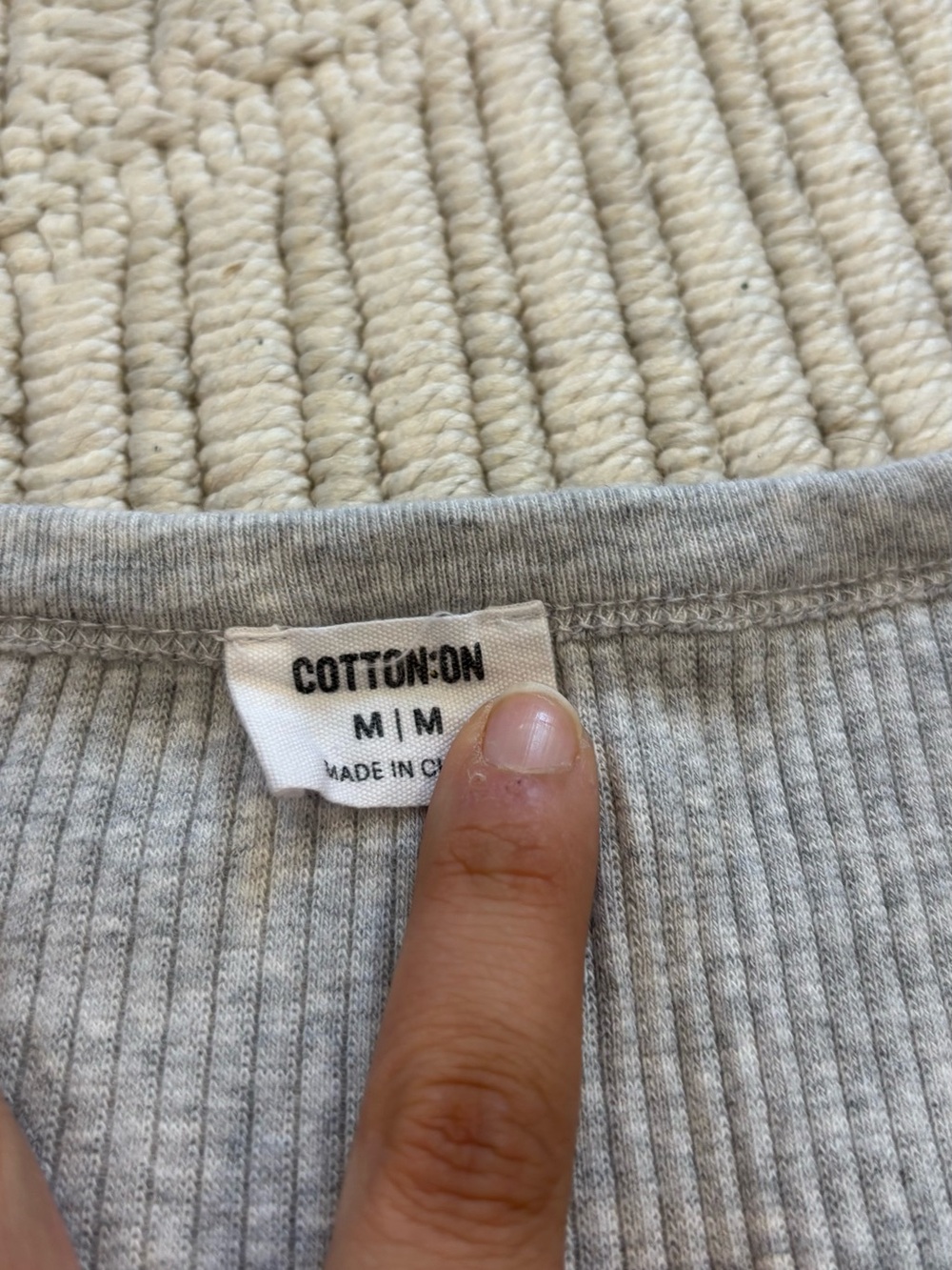 Cotton On Ribbed Cropped Tee - Picture 2 of 2